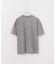 ピグメント加工 プリント クルーネックTシャツ