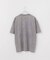 ピグメント加工 プリント クルーネックTシャツ