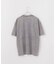 ピグメント加工 プリント クルーネックTシャツ