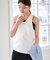 Uネックタンクトップ