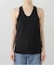 Uネックタンクトップ