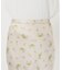 フラワープリント バイヤススカート