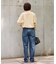 5Pストレートレッグデニムパンツ