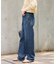 5Pストレートレッグデニムパンツ