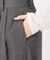【洗える】タックコクーンスラックスパンツ