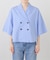 Broad pinstripe JK Blouse