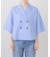 Broad pinstripe JK Blouse