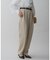 ＆NAVY ツイードツータックパンツ