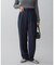 ＆NAVY ツイードツータックパンツ