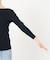 Mer cotton セーターマシン 七分袖 プルオーバー