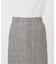 ツイードスリットスカート