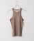 PISCESS/パイシス Solid mesh sleeveless