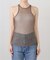 PISCESS/パイシス Solid mesh sleeveless
