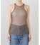 PISCESS/パイシス Solid mesh sleeveless