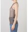 PISCESS/パイシス Solid mesh sleeveless