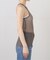 PISCESS/パイシス Solid mesh sleeveless