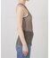 PISCESS/パイシス Solid mesh sleeveless