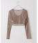 PISCESS/パイシス Solid mesh cardigan