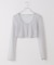 PISCESS/パイシス Solid mesh cardigan