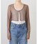 PISCESS/パイシス Solid mesh cardigan