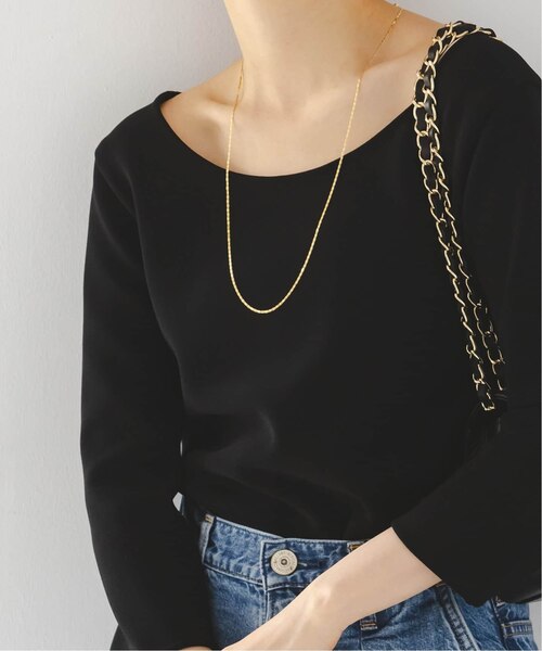 追加2》ニットライクジョーゼット2wayブラウス｜ベーセーストックの