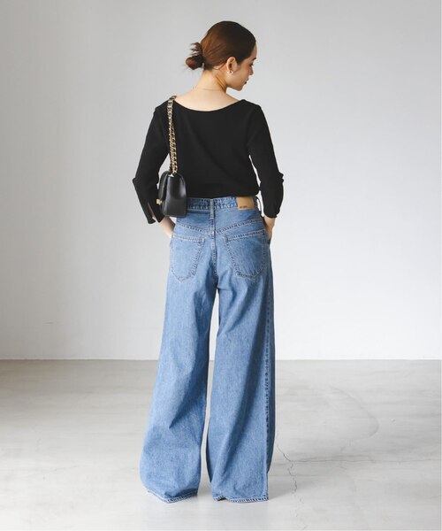 追加2》ニットライクジョーゼット2wayブラウス｜ベーセーストックの