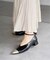 TAEKO HIGASHIHARA×LE TALON 3cmポインテッドコンビストラップパンプス