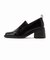 TAEKO HIGASHIHARA×LE TALON 5.5cmワイドスクエアヒールローファー