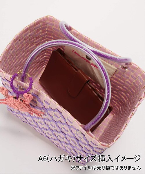 未使用保管品 タグ付　メルセデスサラザール　カゴバッグ　チャーム付き　値下げ 3060002048674649_1.jpg