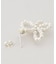 COMPLETEDWORKS freshwater pearls flower ピアス