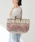 IENA LA BOUCLE SPRINTEXジャカードトートバッグ