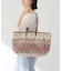 IENA LA BOUCLE SPRINTEXジャカードトートバッグ