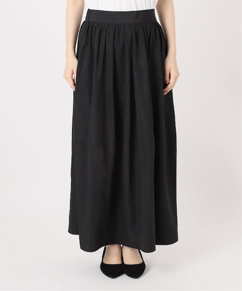 プライド・メモリータフタ＆レザー スカート フェイクレザーZIPタイトスカート｜WOMEN｜250ISC31-304I｜AZUL