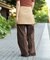 IENA LA BOUCLE カールヤーンラップミニスカート