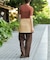 IENA LA BOUCLE カールヤーンラップミニスカート
