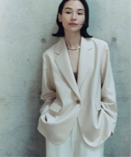 ELENI/エルニ ウールモヘヤポプリンジャケット｜ベーセーストックの