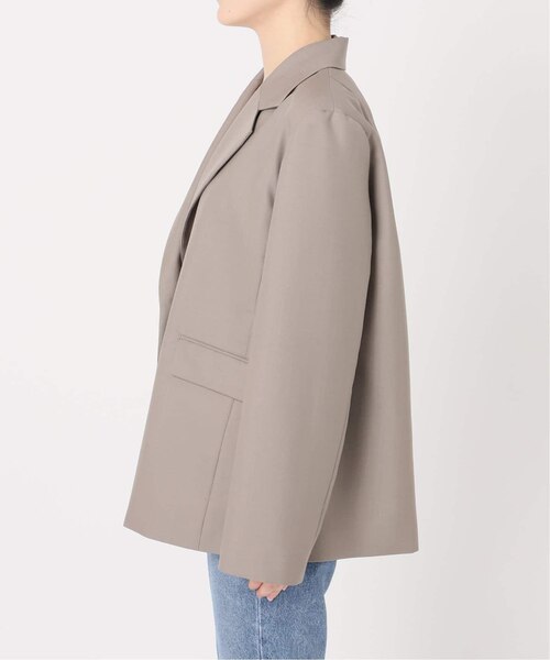 NOBLE ELENI/エルニ ウールモヘヤポプリンジャケット　サイズ38 ELENI/エルニ ウールモヘヤポプリンジャケット（テーラード