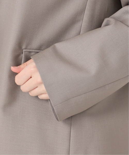 NOBLE ELENI/エルニ ウールモヘヤポプリンジャケット　サイズ38 ELENI/エルニ ウールモヘヤポプリンジャケット（テーラード