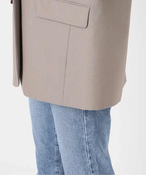 ELENI/エルニ ウールモヘヤポプリンジャケット｜ベーセー