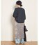 ベロアメッシュスカート