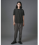 シルケットポンチ クルーネック半袖Tシャツ