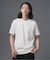シルケットポンチ クルーネック半袖Tシャツ