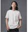 シルケットポンチ クルーネック半袖Tシャツ