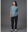 シルケットポンチ クルーネック半袖Tシャツ