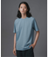 シルケットポンチ クルーネック半袖Tシャツ