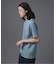 シルケットポンチ クルーネック半袖Tシャツ