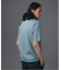 シルケットポンチ クルーネック半袖Tシャツ