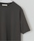 シルケットポンチ クルーネック半袖Tシャツ