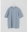 シルケットポンチ クルーネック半袖Tシャツ