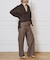 IENA LA BOUCLE ウールロングシャツ